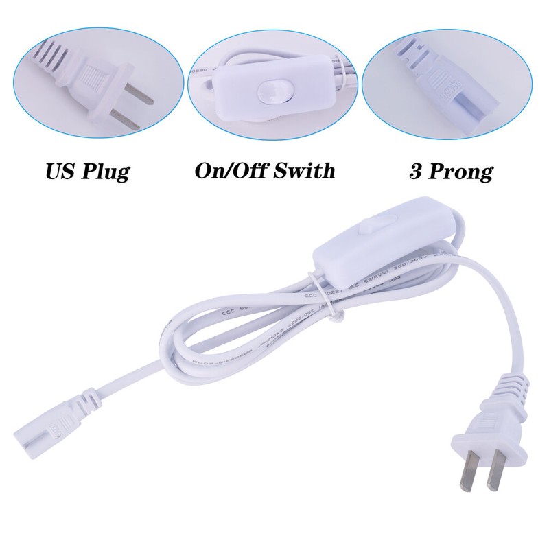 5FT 10FT Power Cable With Switch for Integrated LED Tube Light Replacement gallery