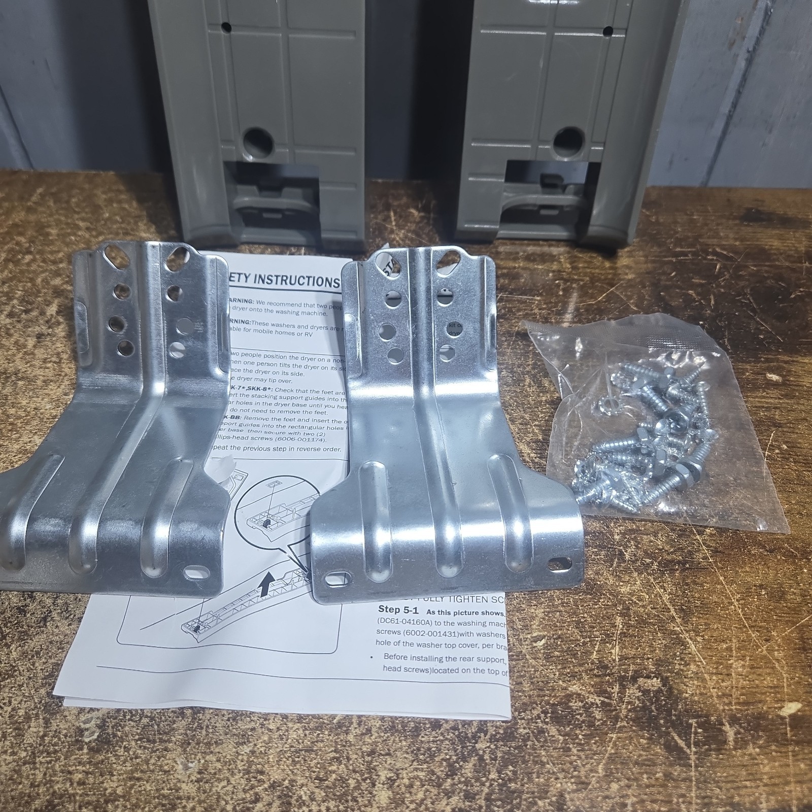 SKK-8K & SKK-7A Stacking Kit Fit for Samsung Washer 27 Inch Front Load Laundry gallery