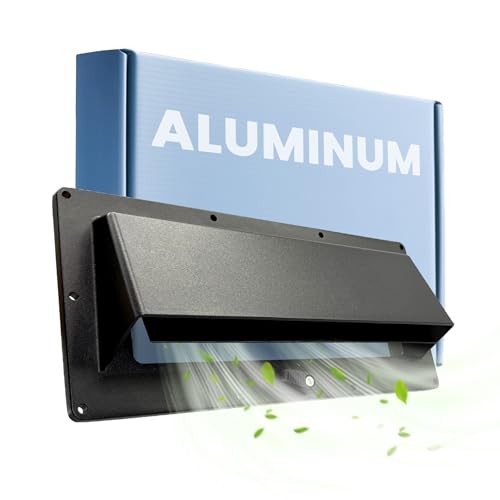 Aluminum RV Vent Guard - Complete Upgrade Kit with Locking Flapper, Black gallery