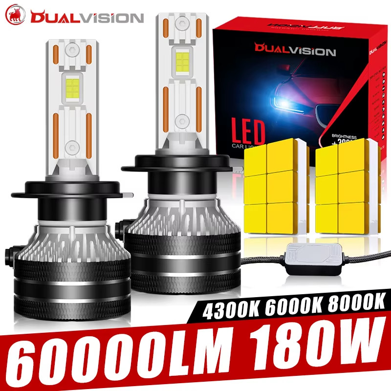 K5C H7 LED Headlight Canbus 4300K 6000K 8000K H4 H1 H11 H8 880 881 H27 9007 9008 gallery