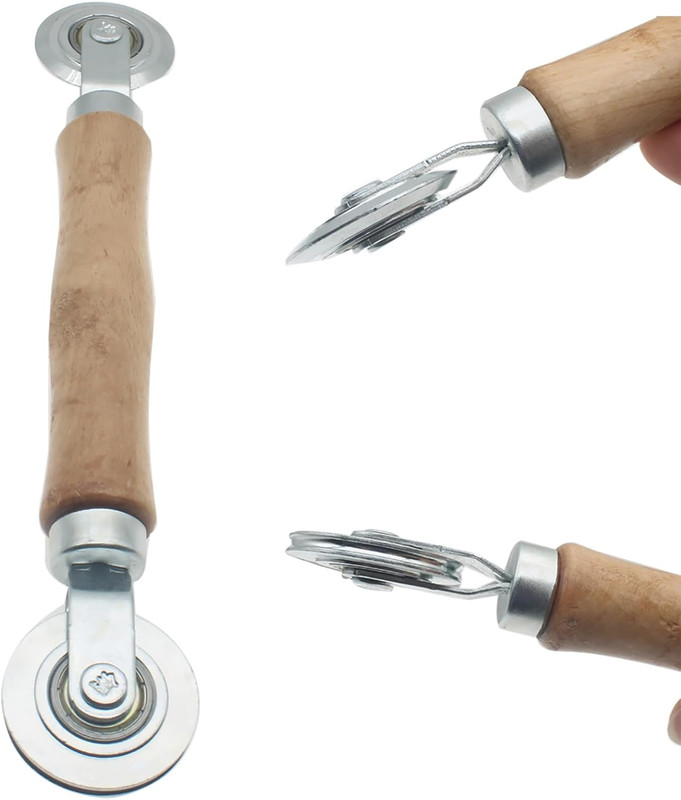 2 Pcs Screen Repair Kit Screen Roller Tool 3 in 1 Window Spline Roller for Windo gallery