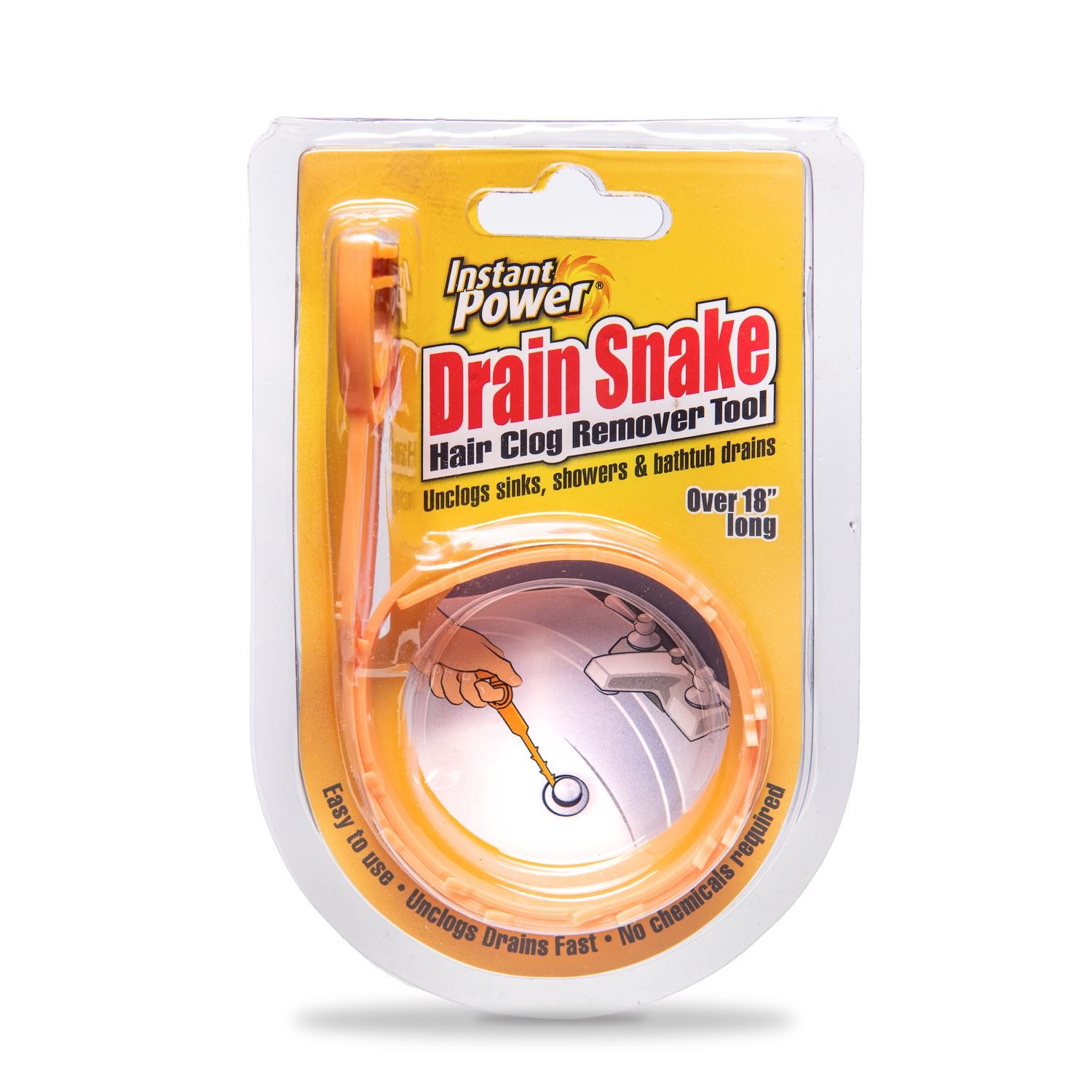 Instant Power 2301 Drain Snake Hair Clog Remover Tool 20 in. gallery