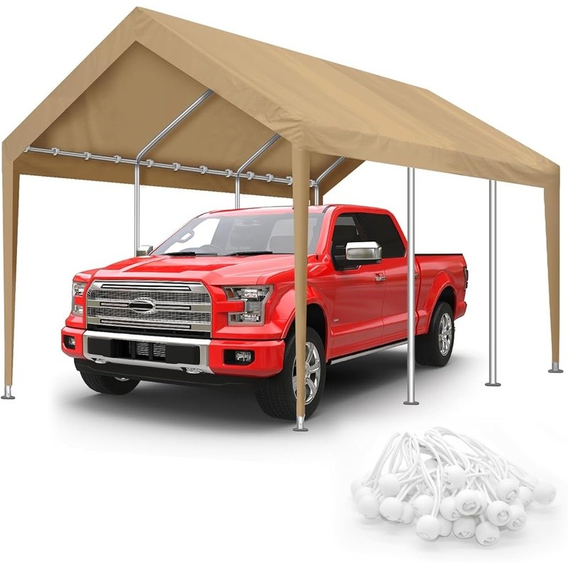 Heavy Duty Carport Canopy Waterproof Vehicle Cover Outdoor Shelter Protection US gallery