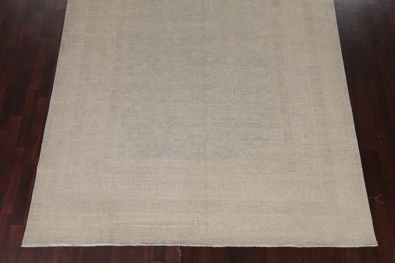 Handmade Transitional Muted Oushak Turkish Rug 8x10 Ft Vegetable Dye Wool Rug gallery