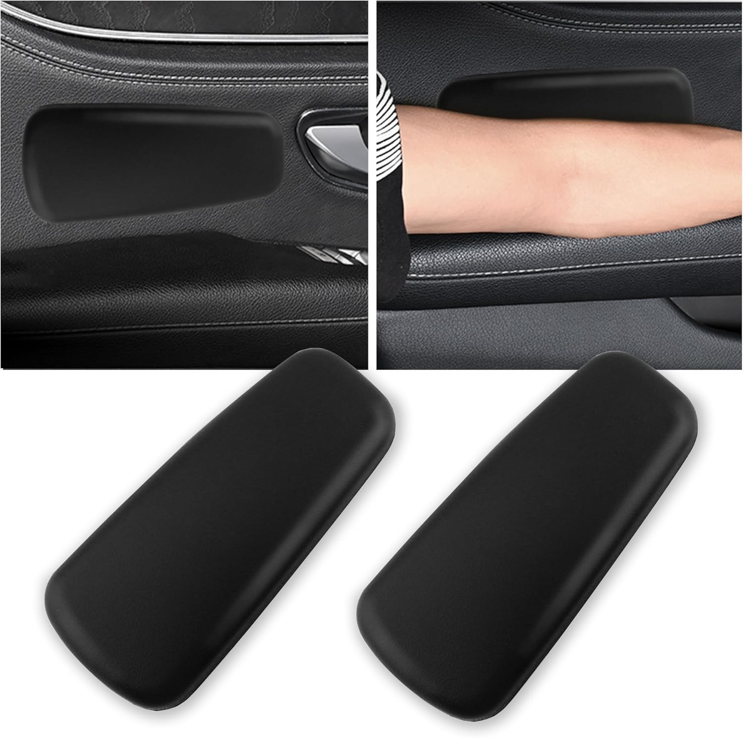 2PCS Elbow Pad Arm Rest for Car,Soft Leather Arm Rest Pillow with One-Piece Mold gallery