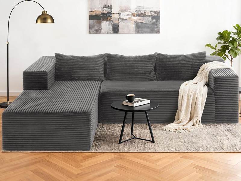 🎁Versatile Sleeper Sofa Bed Convertible Loveseat Sofa Couch Large Loveaseat 🎁 gallery