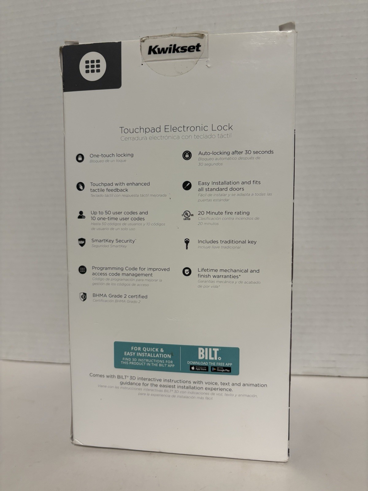 Kwikset SmartCode 270 Satin Nickel Touchpad Lock- Brand New Open Box! SHIPS FREE gallery