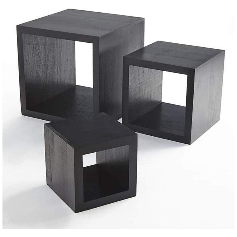 AMERICAN METALCRAFT Riser Set,9 1/2 in W,Black Wood 20X567 gallery