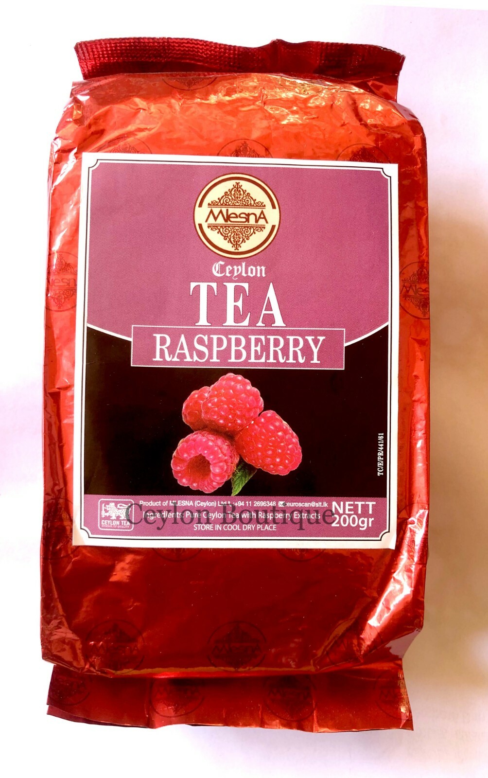 Mlesna Flavored Raspberry 200g Loose Black Tea gallery