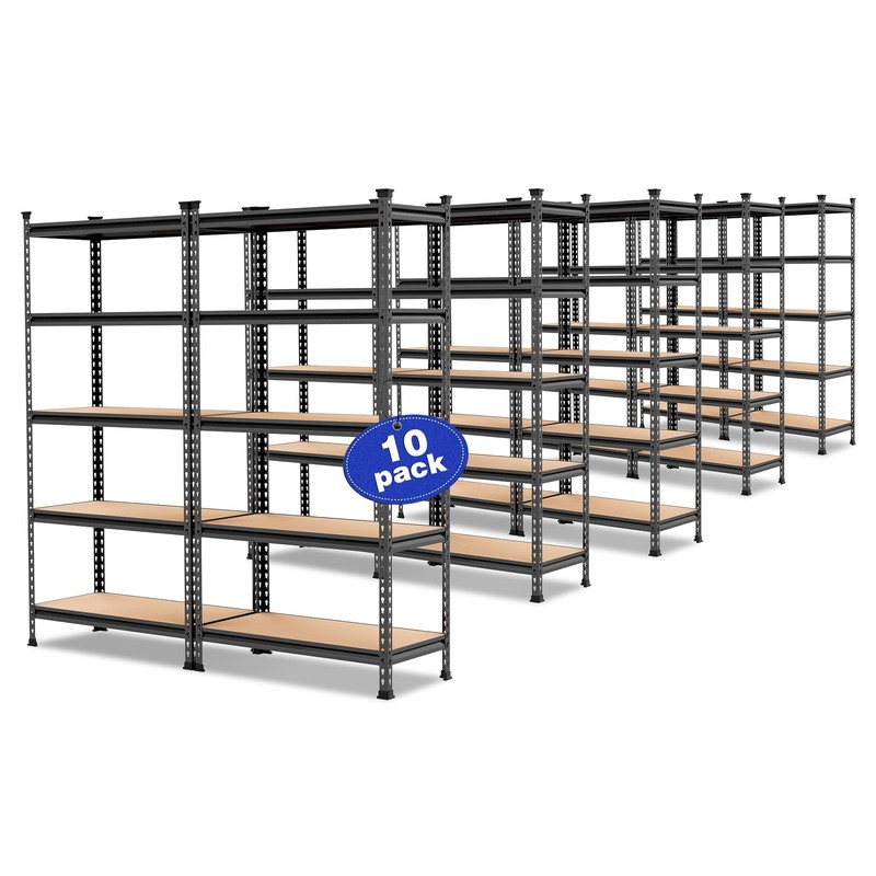 WORKPRO 10PACK 5-Tier Adjustable Heavy Duty Metal Storage Shelving Storage Rack gallery
