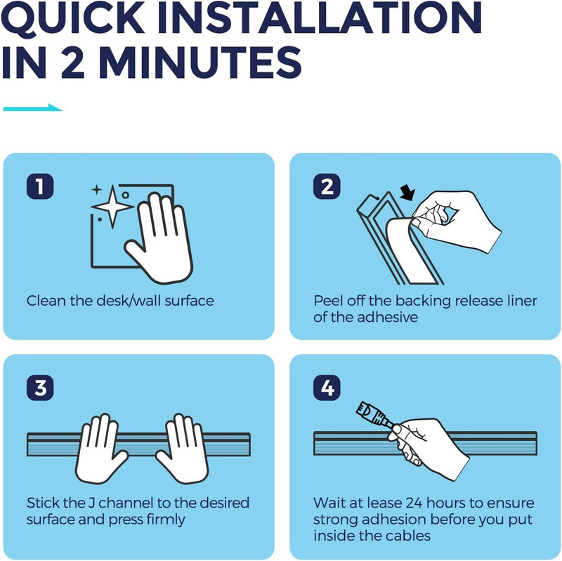 2 Pack Safe & Tidy Cable Management Solution - Protect Kids & Pets with Home & O gallery