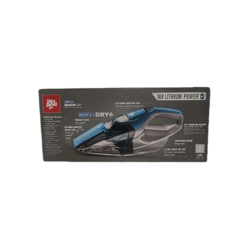 Dirt Devil QuickFlip Wet Dry Cordless Vacuum Cleaner - Blue - BD30225V New !!! gallery