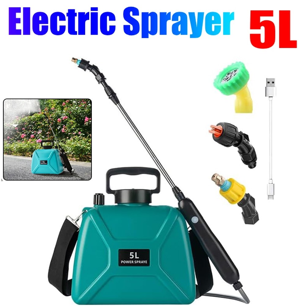 5L Rechargeable Electric Garden Plant Sprayer Battery Powered Pump Sprayer NEW gallery