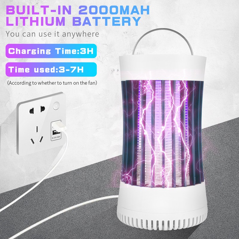 Electric Mosquito Insect Killer Fly Bug Zapper LED Light Trap Pest Control Lamp gallery