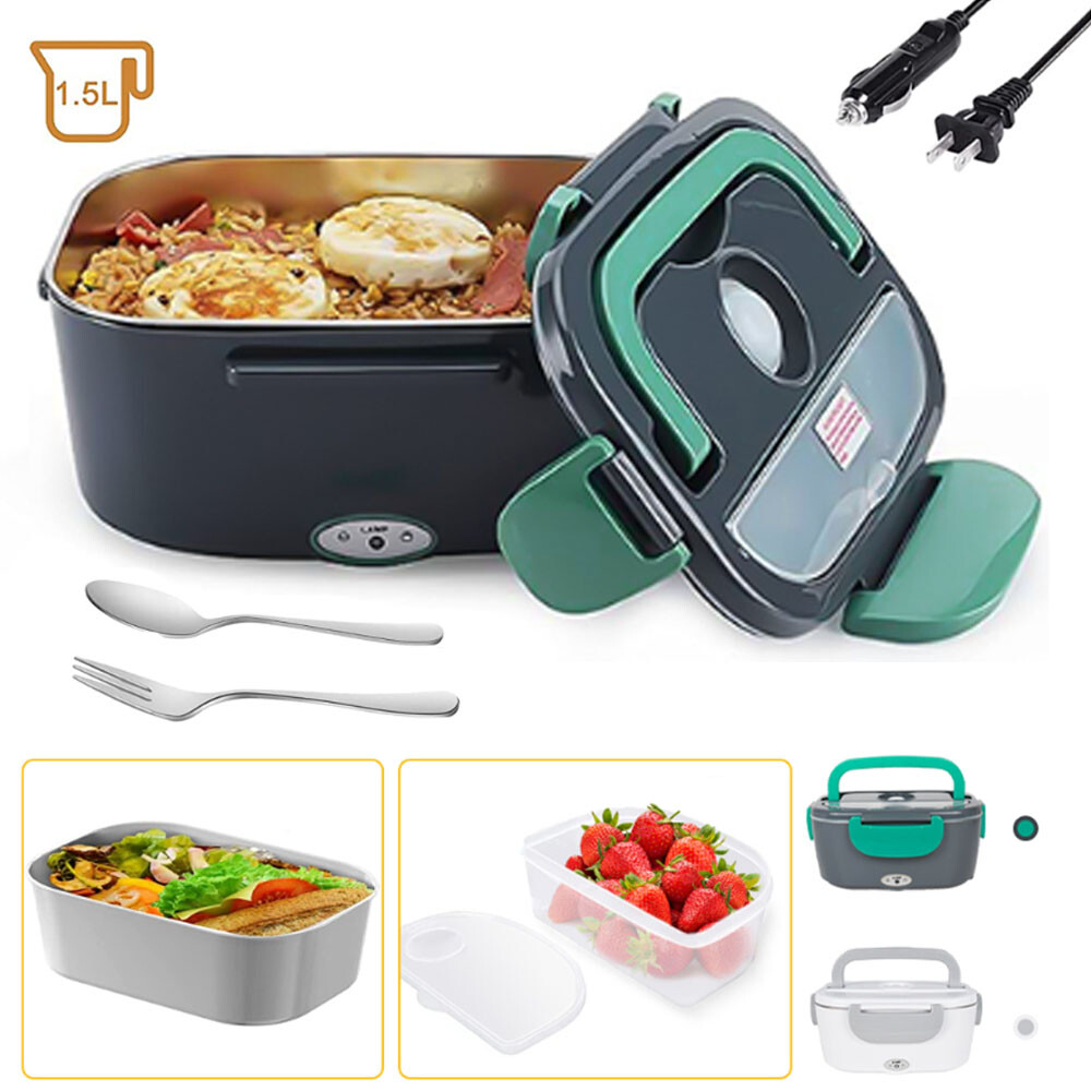 65W Electric Heating Lunch Box Portable for Car & Office Food Warmer Container gallery