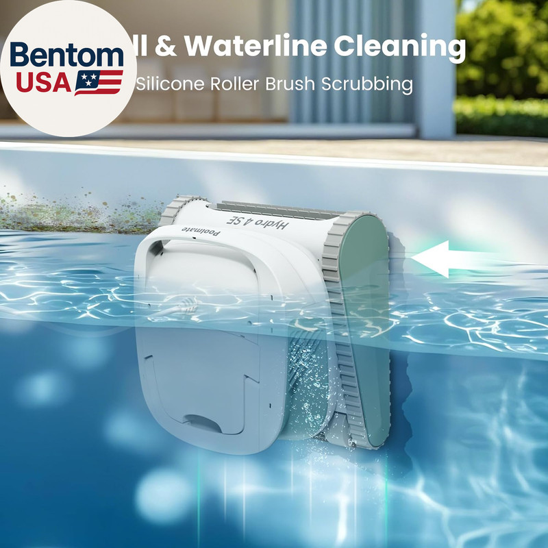 Hydro 4 SE Pool Vacuum for Inground Pools | Robot Cleaner for Floor, Wall & Wate gallery