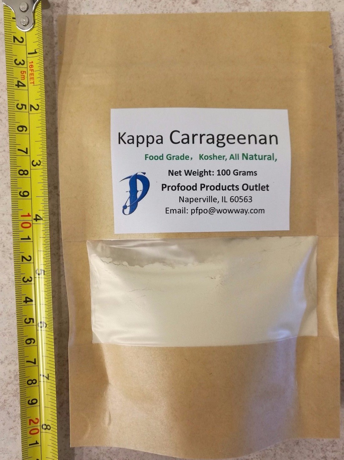 Carrageenan 100 grams, GENU® texturizer type MB-150F, gums, texture gallery