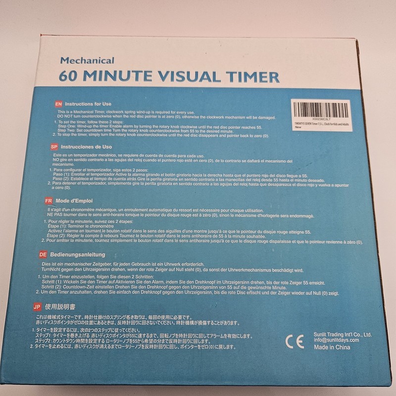 Countdown Timer 60 min 1hour Visual Timer Classroom Teaching Tool Twenty5 Seven gallery