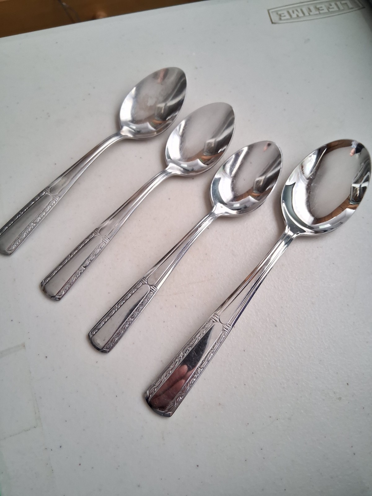4 pcs Providence PLAZA Stainless Flatware Spoon Mix gallery