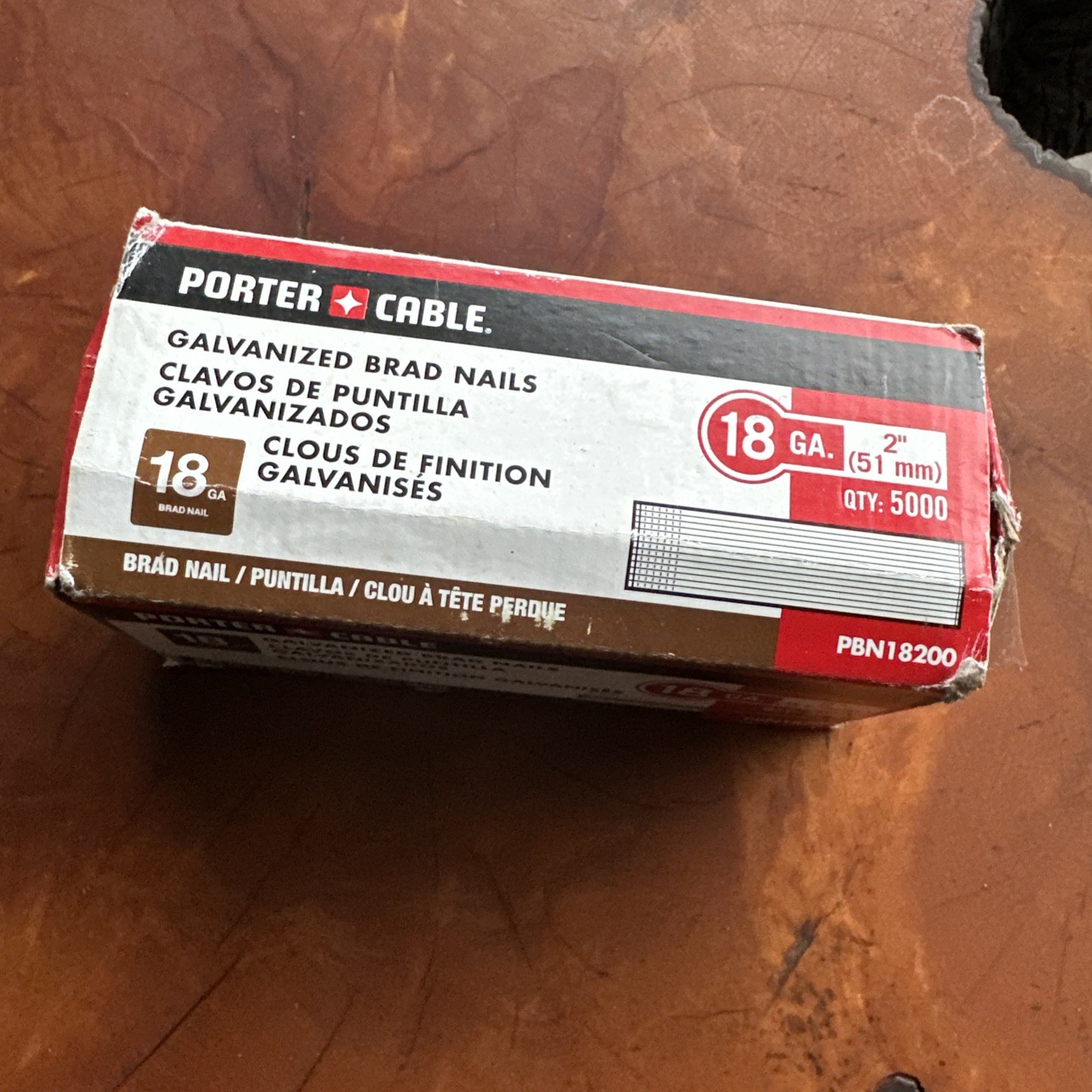 Porter Cable 1" 18 Ga. Galvanized Brad Nails QTY: 5000 (PBN8100) FS gallery