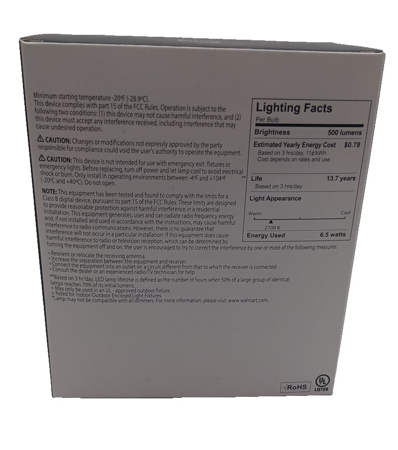 Better Homes & Gardens LED Vintage Style Light Bulb St19 60 Watts Soft White gallery