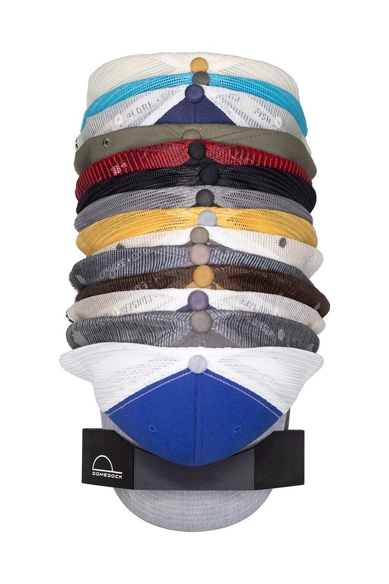 Dome Dock The Hat Rack Original Made in USA Organizer for Wall Holds 20 Hats New gallery