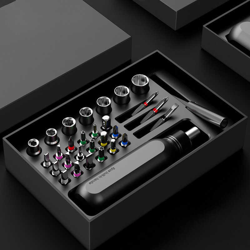 37 IN 1 Socket Ratchet Set Spanner Screwdriver Ratchet Driver Tool Set Nut Drive gallery