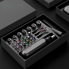 37 IN 1 Socket Ratchet Set Spanner Screwdriver Ratchet Driver Tool Set Nut Drive
