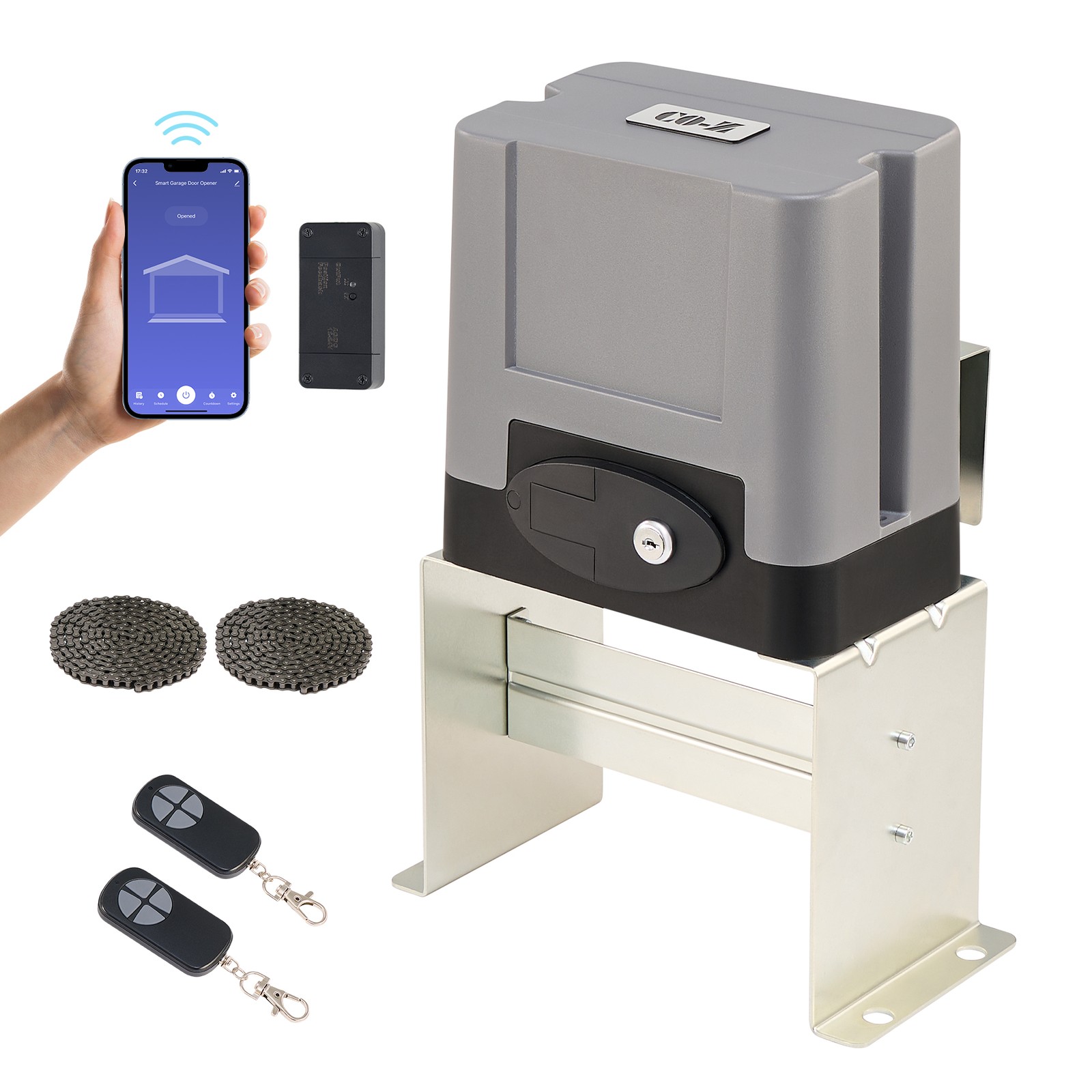CO-Z 1400Lb Automatic Gate Opener Operator w/ Remote Control with APP Control gallery