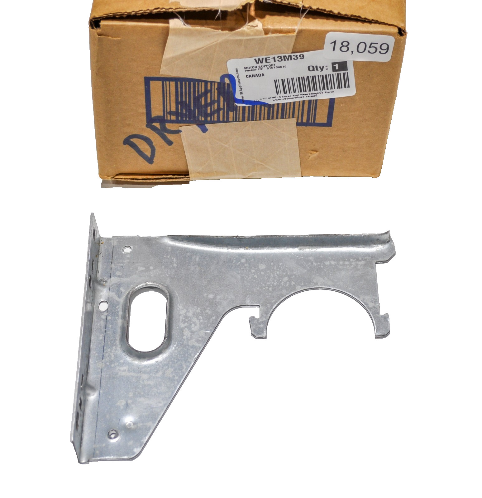 GE WE13M39 Dryer Motor Support gallery
