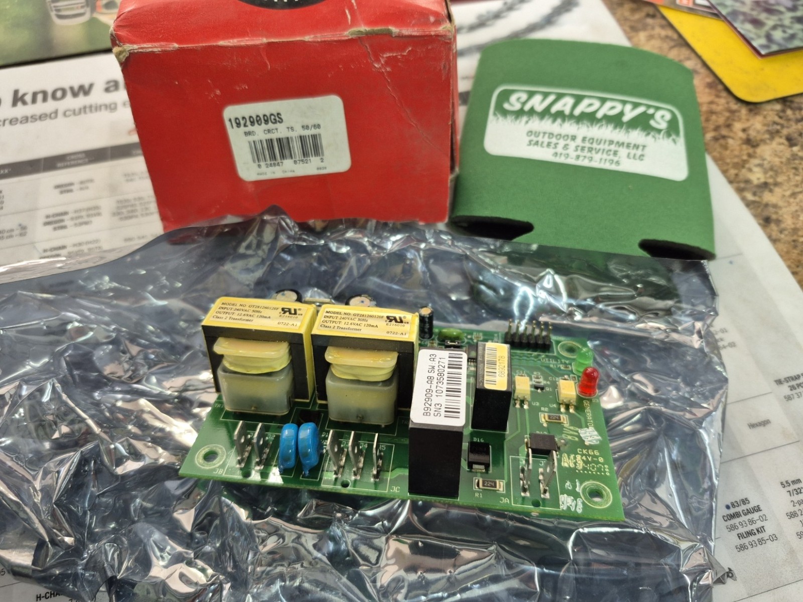 OEM Briggs BOARD-CIRCUIT Part# 192909GS 192909; for 50 Amp ATS Home Generators gallery