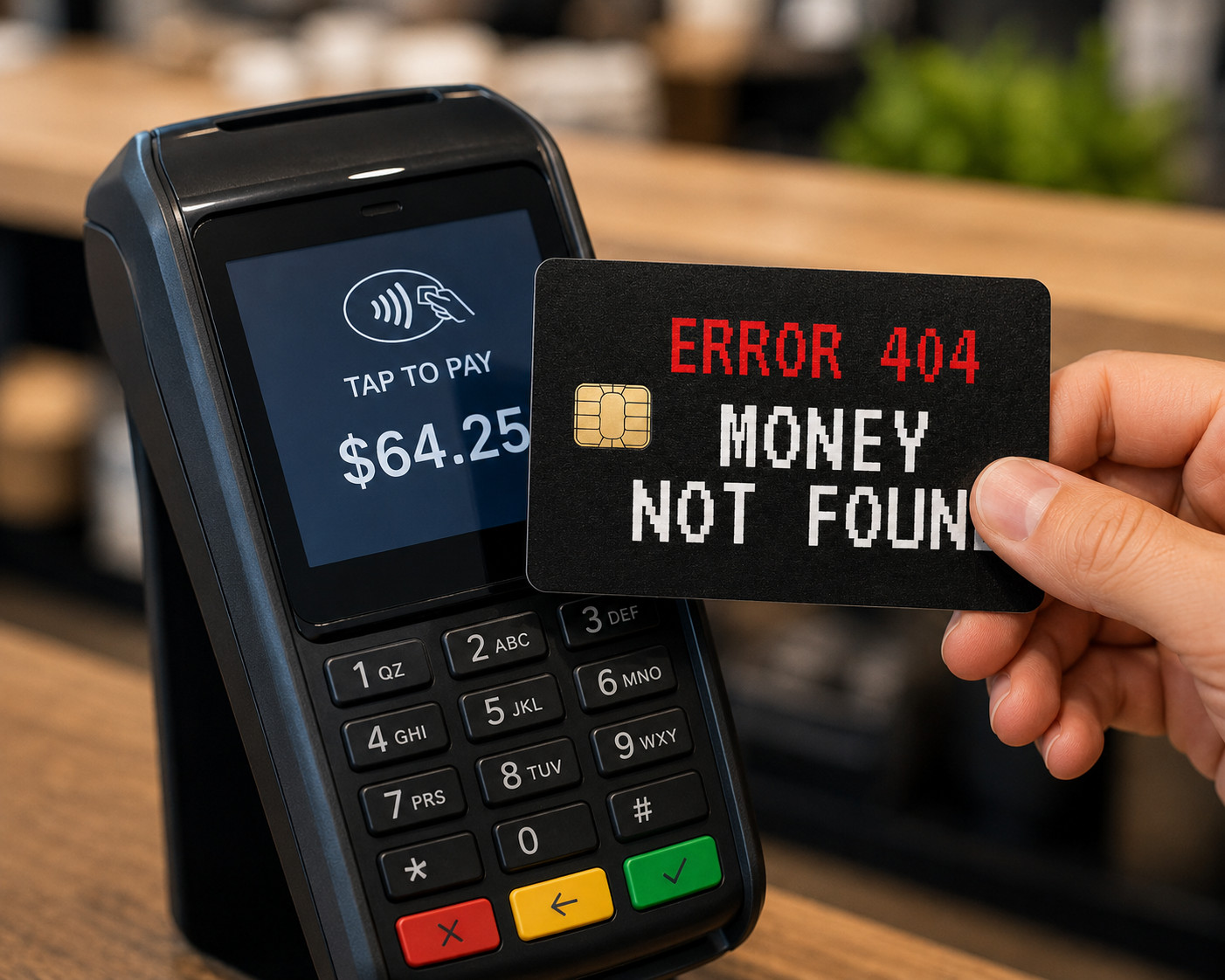 Error 404 Money Not Found Credit Card Skin Funny Debit Card Sticker gallery