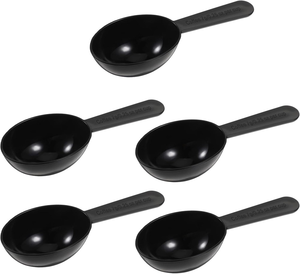Plastic Coffee Measuring Spoons, 5 Pack Tablespoon Measuring Spoon 7g Short