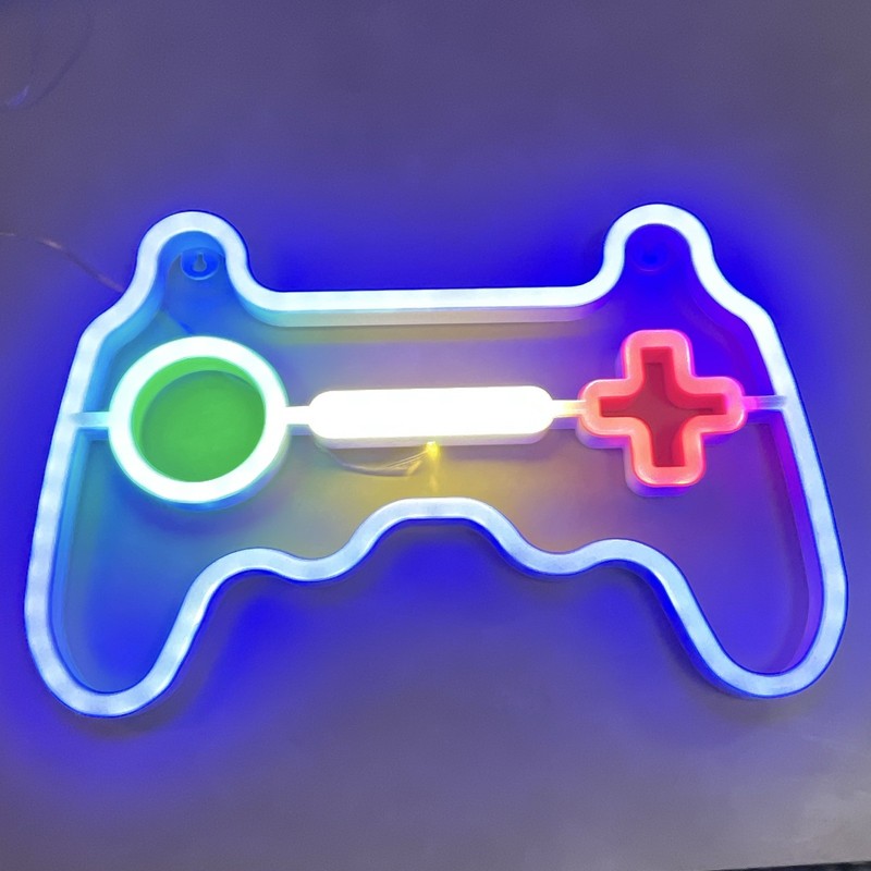 Gaming Theme LED Game Controller Multicolor USB. No block included. gallery