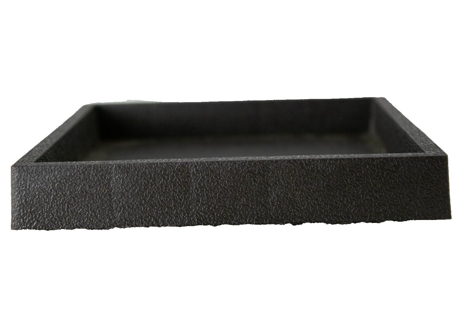 2 Square Plastic Humidity/Drip Tray for Bonsai Tree 5"x 5"x 0.75" - Dark Brown gallery