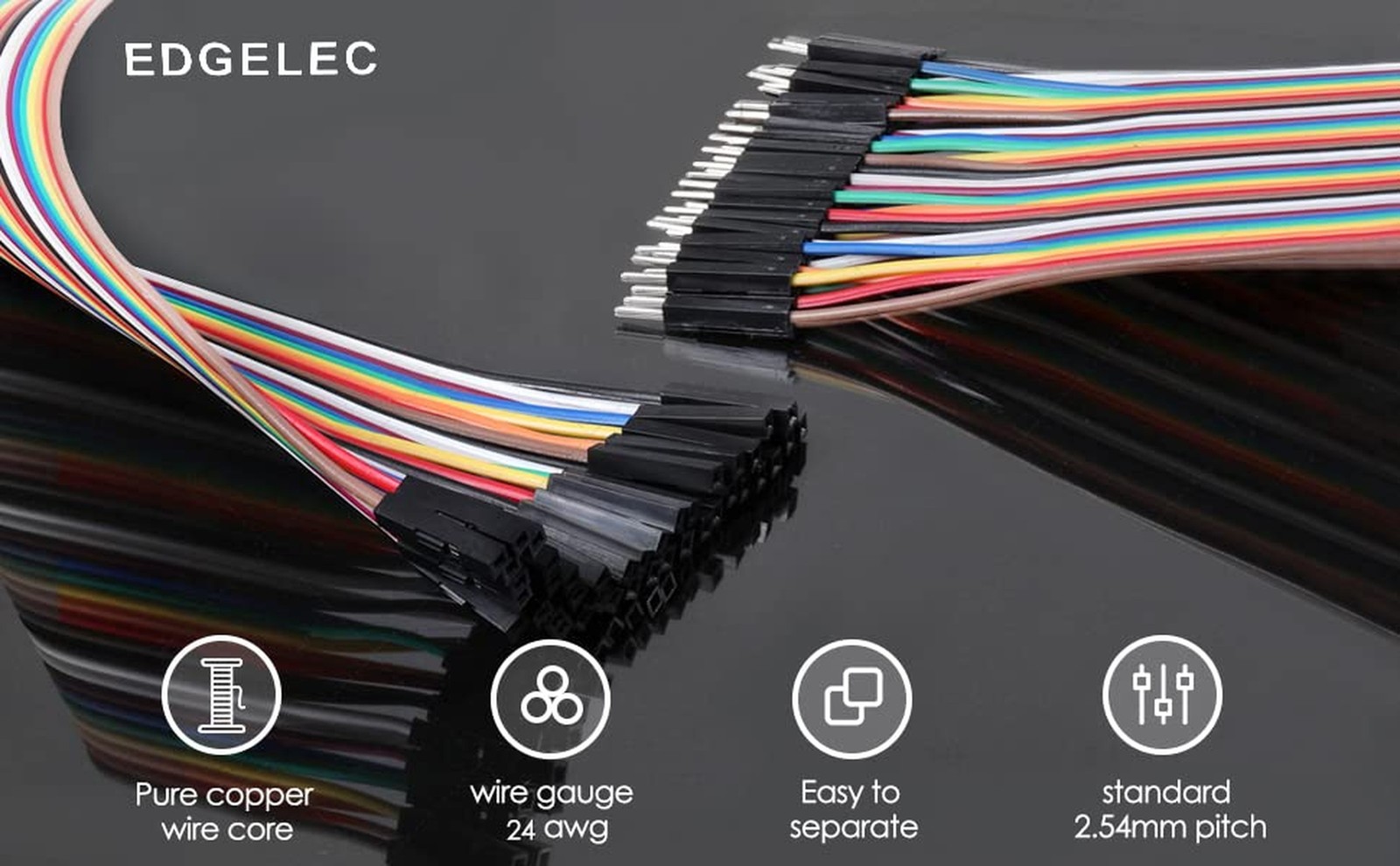 120pcs 10cm Breadboard Jumper Wires Assorted Kit, 15cm 20cm 30cm 40cm 50cm 10... gallery