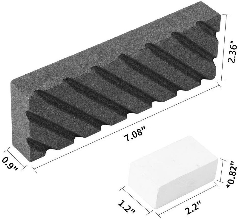 Knife Sharpening Stone Kit Dual Whetstone 400 1000 3000 8000 Grit Sharpener gallery