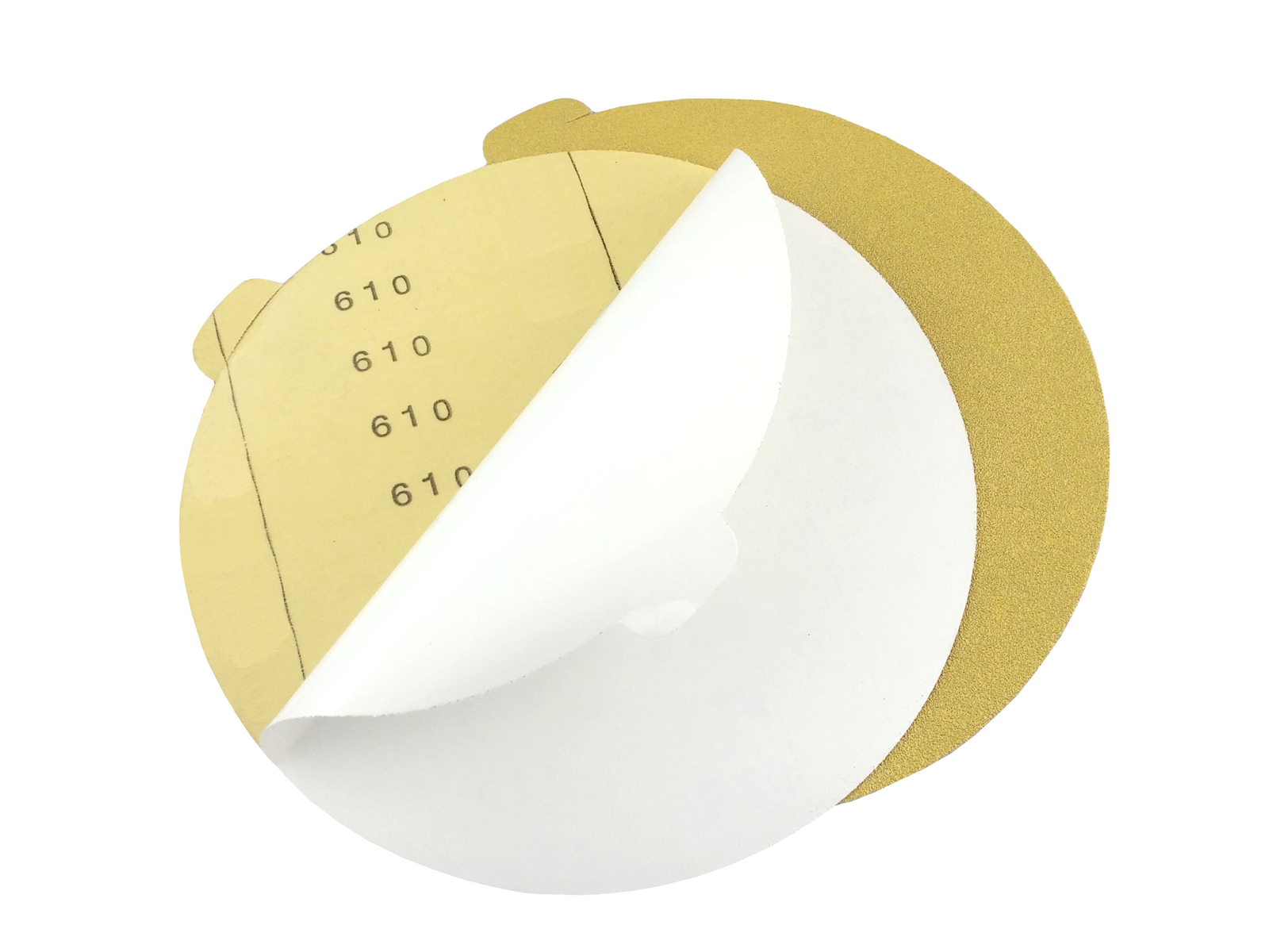 8 Inch Gold Adhesive PSA Paper Tab Sanding Discs (25 Pack, 40 Grit) gallery