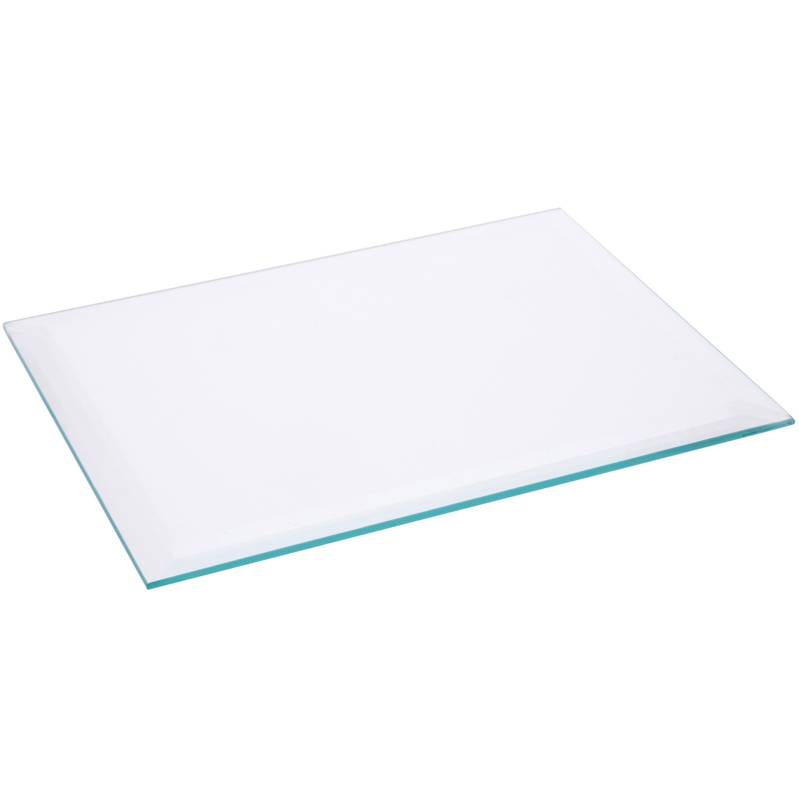Plymor 6" x 8" Rectangle, 5mm Thick Beveled Clear Glass gallery