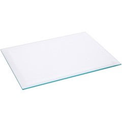 Plymor 6″ x 8″ Rectangle, 5mm Thick Beveled Clear Glass