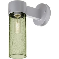 Besa Lighting JUNI10MS-WALL-SL Juni 10 1 Light 12 inch Silver Outdoor Sconce