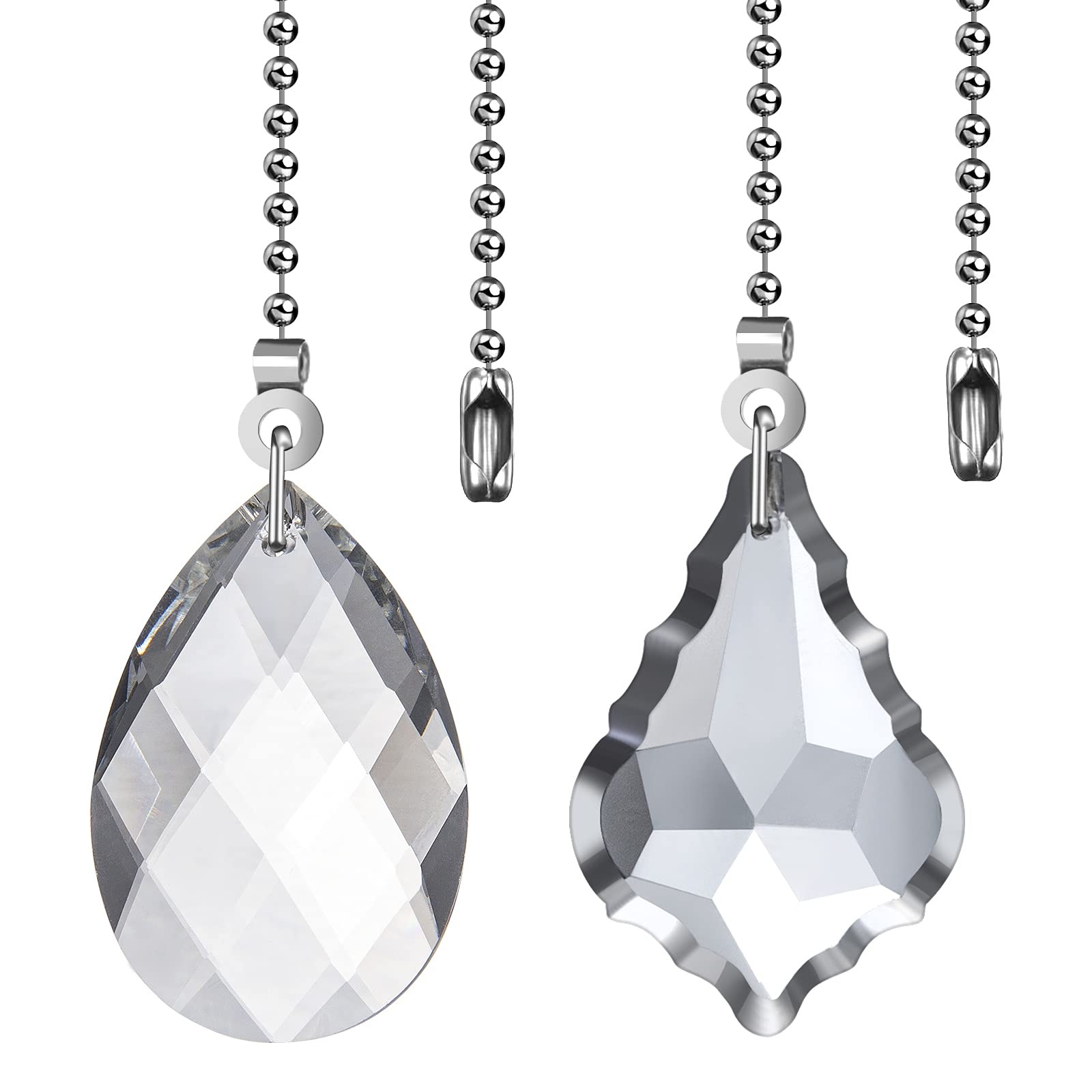 LINGTONG 2PCS Ceiling Fan Pull Chains, Premium Fan Pull Chain with 20-inches ... gallery