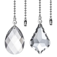 LINGTONG 2PCS Ceiling Fan Pull Chains, Premium Fan Pull Chain with 20-inches …