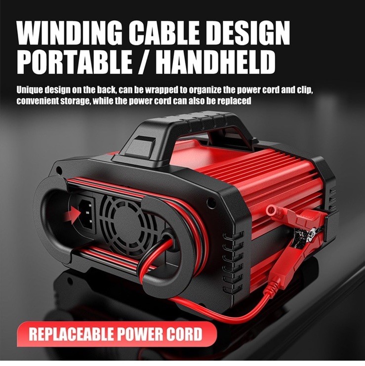 Fully Automatic Battery Charger, 25A 2/8/20/25 Amp 12V/24V LiFePO4 Lead Acid gallery