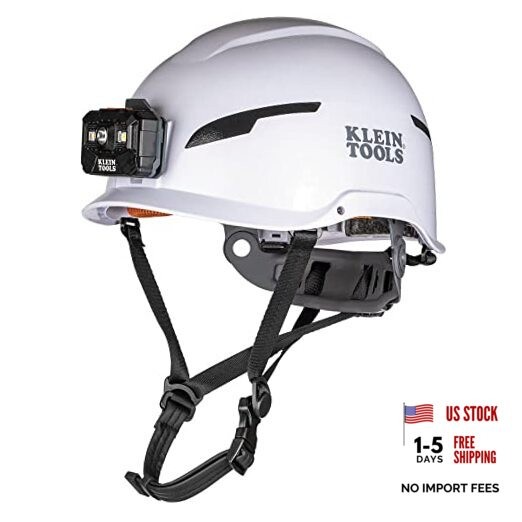 Klein Tools Safety Helmet, Type-2 Safety Helmet 20kV Helmet w / Light gallery