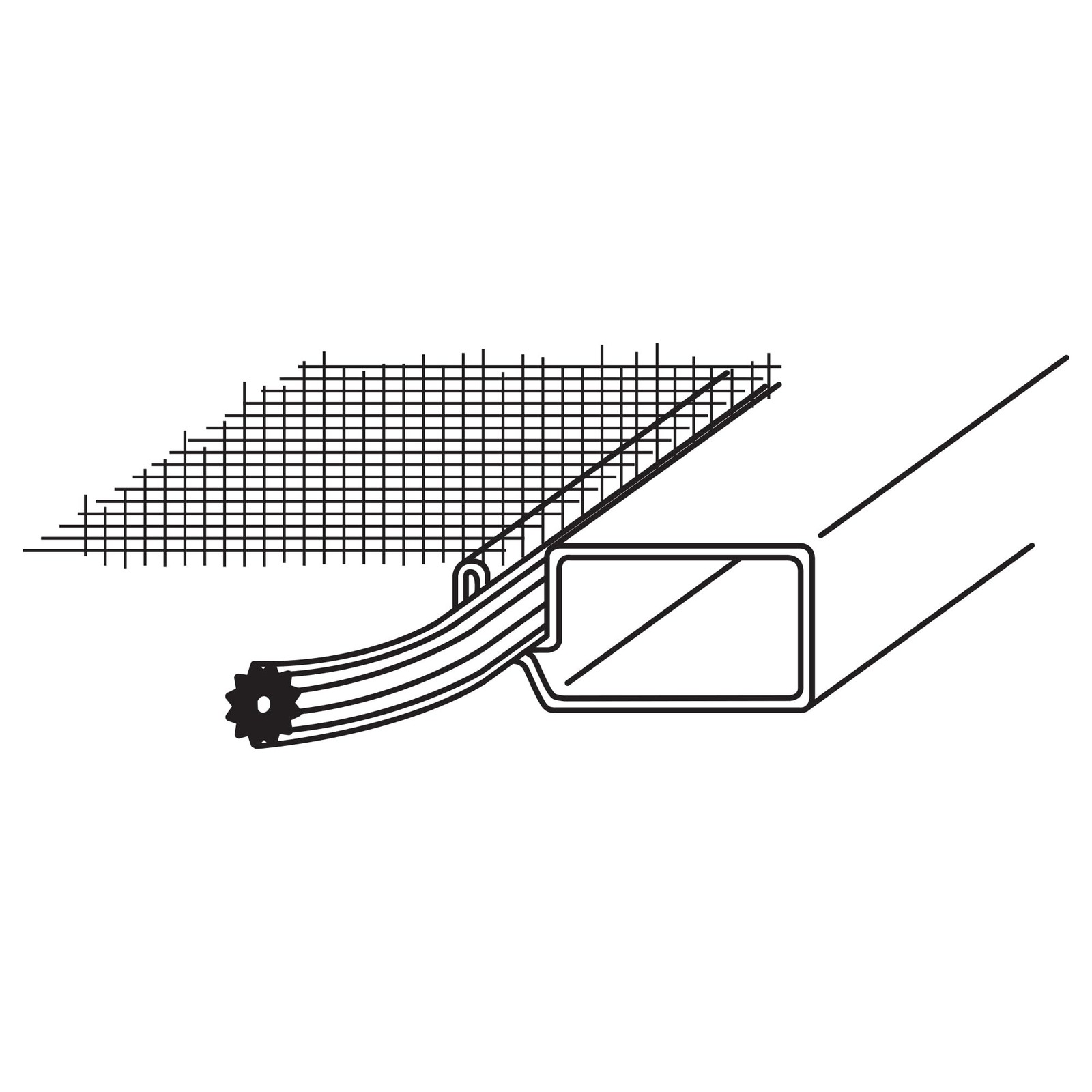 P 8125 0.165 In. X 25 Ft. Roll Gray Spline 1 Roll gallery