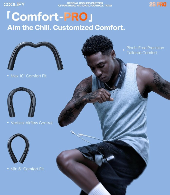 TORRAS Coolify 2026 Neck Air Conditioner 2S PRO, Small, Shadow Night Black gallery