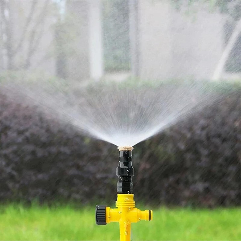 360° Rotation Auto Irrigation System Garden Lawn Sprinkler Patio Save Water USA gallery