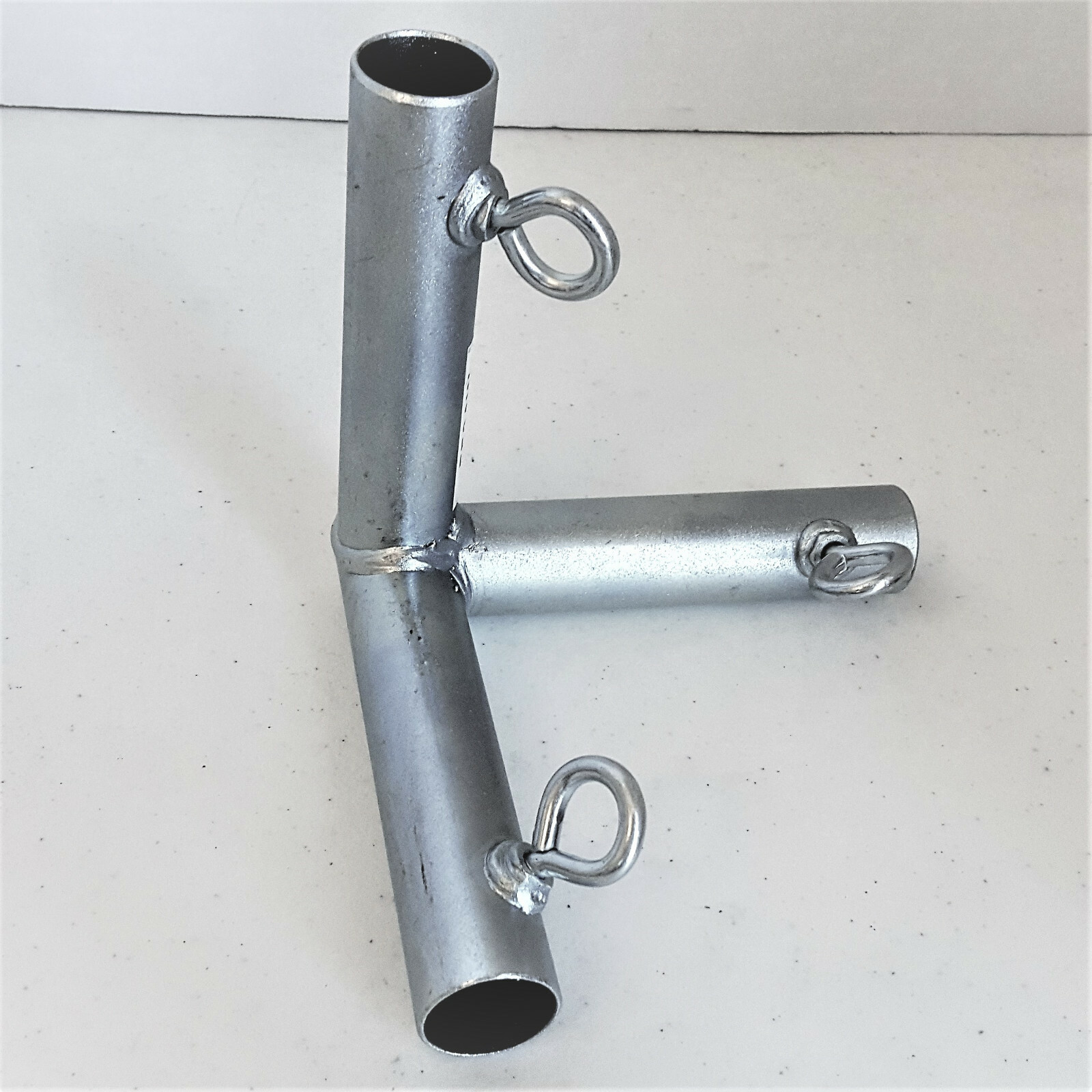 4pc - 3 Way Flat Corner Canopy Fitting Carport Patio Garden (f3a) 3/4" Pipe gallery