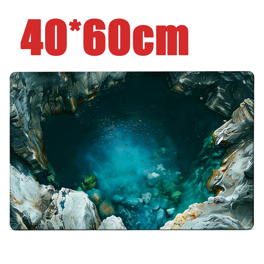40*60CM Design 3D Rugs Optical Illusion Pond Non Slip Door Floor Mat gallery